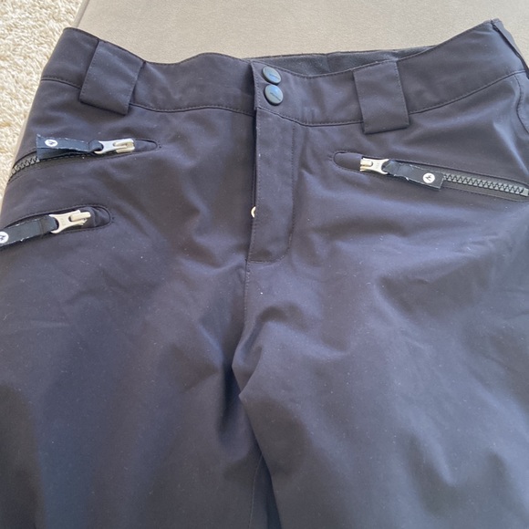 Girls Insulated black Marmot Ski Pants, Size L - Picture 8 of 13